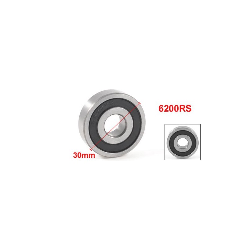 sourcingmap 30mm x 10mm x 9mm Roller-Skating Sealed Deep Groove