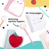 Yoobi Kawaii Mini Notebooks & Squishy Topper Pens – Cute