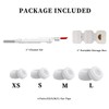 4 Pairs Silicone Eartips for AirPods Pro 3 (3rd Generation