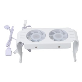 Tangxi Computer Memory RAM Cooler ARGB Fans, Memory Module Heat Sink with 5V 3 Pin ARGB Sync Light Effect, PWM Temperature Control, Support DDR DDR2 DDR3 DDR4 DDR5 (White)