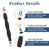 8" 60-Degree Electrical Disconnect Pliers Set, 3-Piece Angled Push Tab