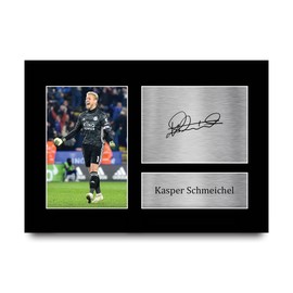 HWC Trading Kasper Schmeichel Leicester City Gifts Printed Autograph Autograph Display For Football Fans And Fans A4