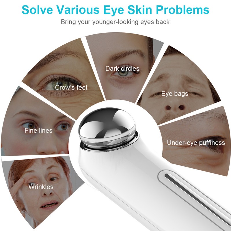 Electric Eye Massager Wand Relieve Fatigue Eye Massaging Tool for