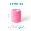 WePet Pet Wrap, Self-Adhesive, Only Sticks to Itself, Non-Woven Tape