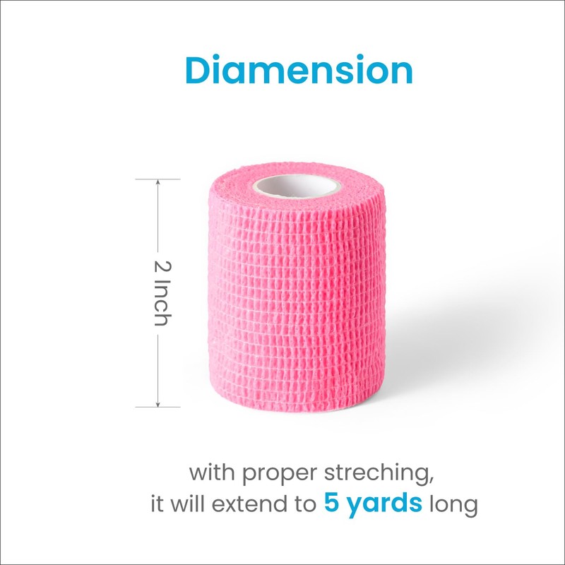 WePet Pet Wrap, Self-Adhesive, Only Sticks to Itself, Non-Woven Tape