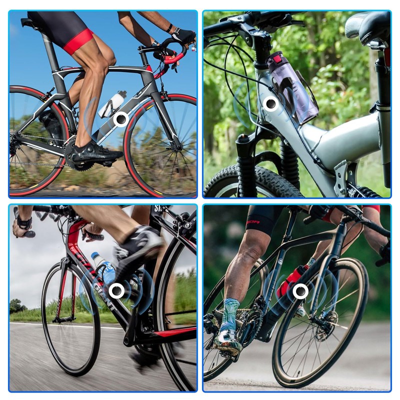 Quevati AirTag Bicycle Drink Holder