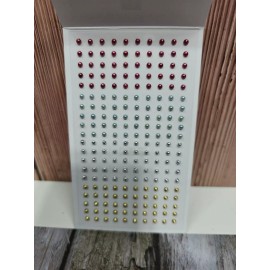 Stampin' UP! Retired FESTIVE PEARLS NEW PACKAGE OF 200 GOLD SILVER RED LT BLUE