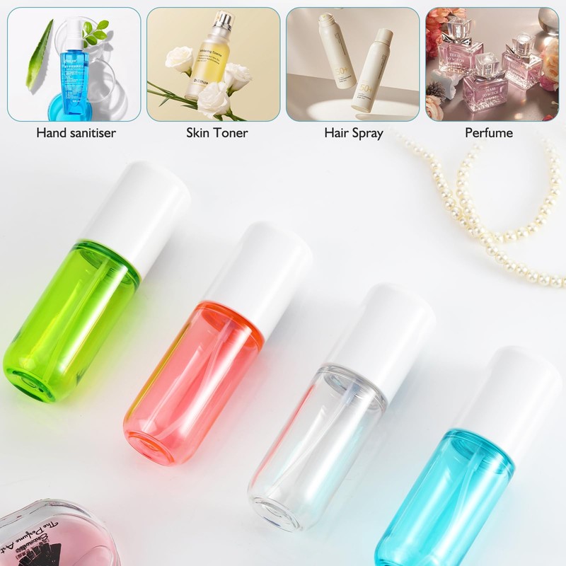 Aeibxiy Small Spray Bottles Travel Size 1.35oz 40ML, Fine Mist