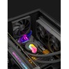 upHere 120mm Computer Case Fan with PWM 4-Pin Interface High
