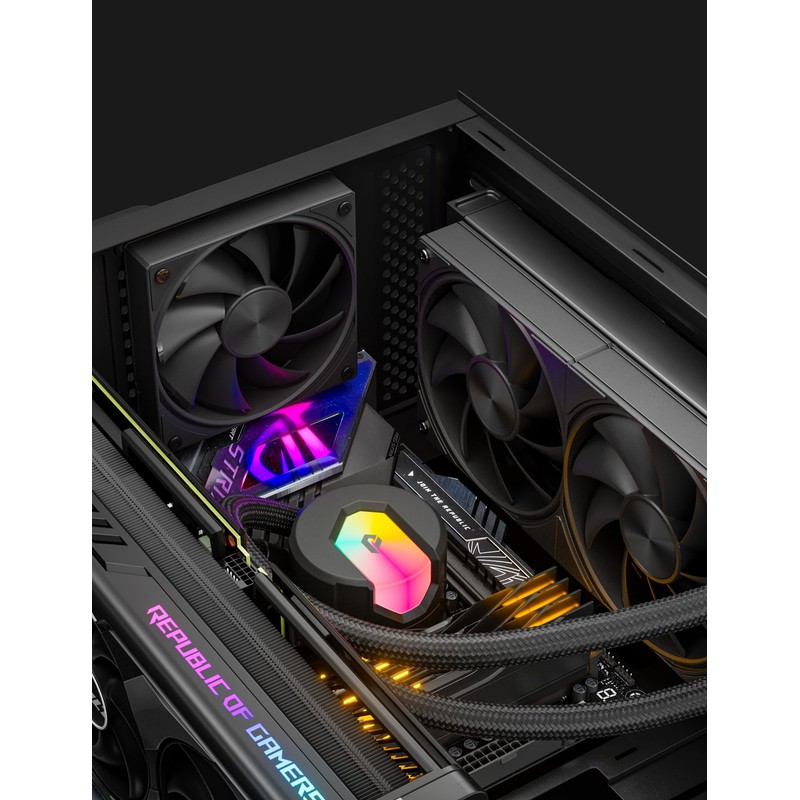 upHere 120mm Computer Case Fan with PWM 4-Pin Interface High
