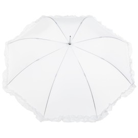 totes Women's Auto Open Ruffle Stick Umbrella 2 pack