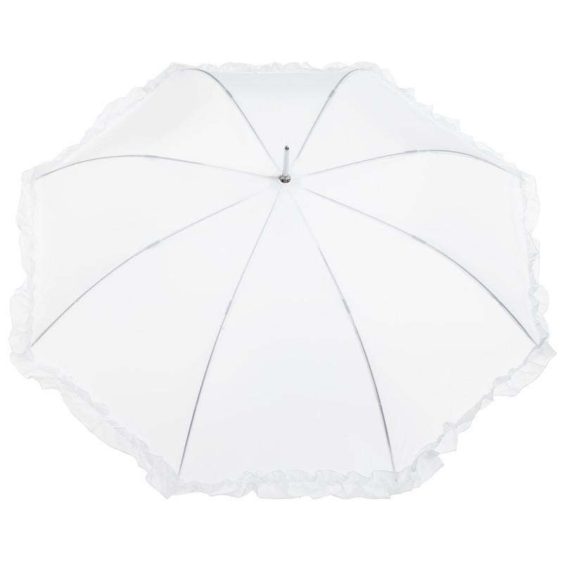 totes Women's Auto Open Ruffle Stick Umbrella 2 pack