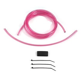Universal 4mm ID Carburetor Vent Hose Lines Overflow 10'ft Kit Keihin Mikuni Carb Mx ATV Max-Motorsports (Replica Pink), Various (UNI10)