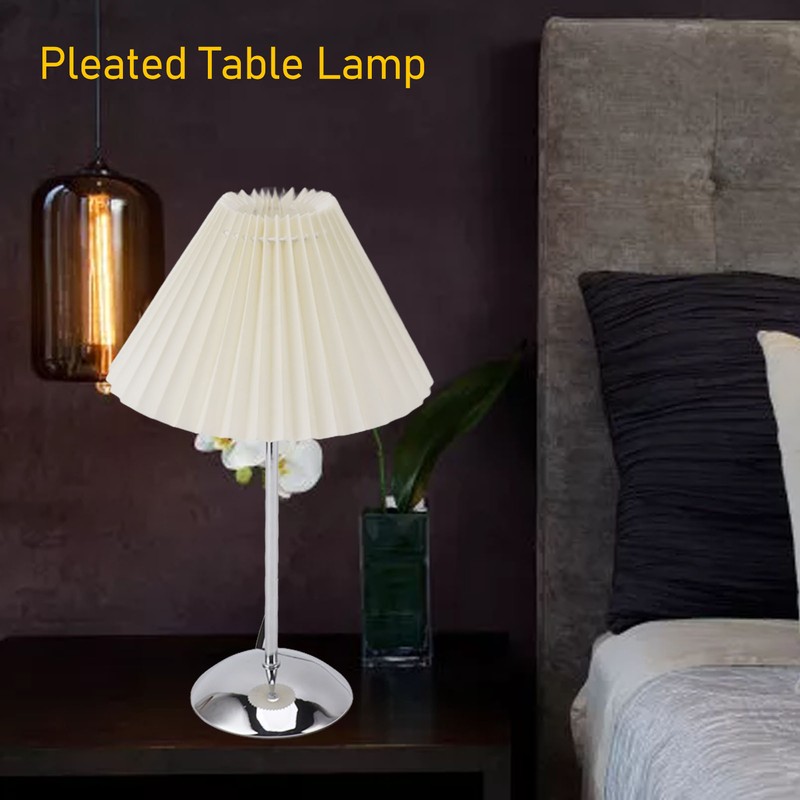 LED Table Lamp Metal Nightstand Bedside Lamp 3 Color with
