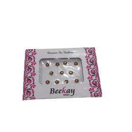 Maroon & Gold Premium Bindi Assorted Indian Daily Use Forehead Bindi Round Dot Tattoo Body Art Sticker Craft Bindi for Women Bindi-11