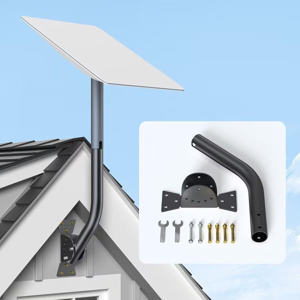 Adjustable Starlink Mounting Kit,Starlink Long Wall Mount, Starlink Roof Mount,Starlink