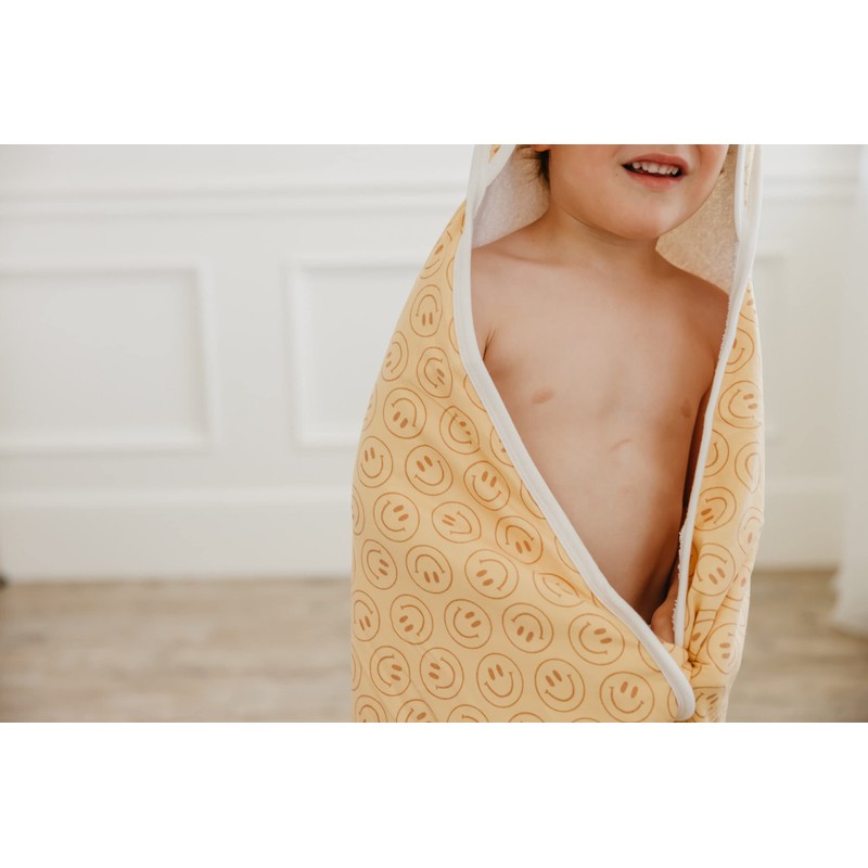 Copper Pearl Toalla de baño con capucha de punto prémium