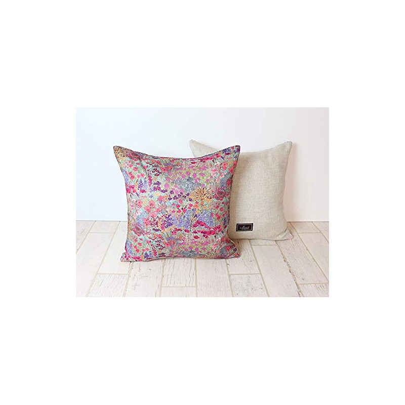 DDintex Floret LONDON Cushion Cover Alice's Garden Turquoise 45x45cm [With