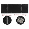 TOFOREVO Three Picture Frame 4x6 and 5x7 Wooden Hinged Folding