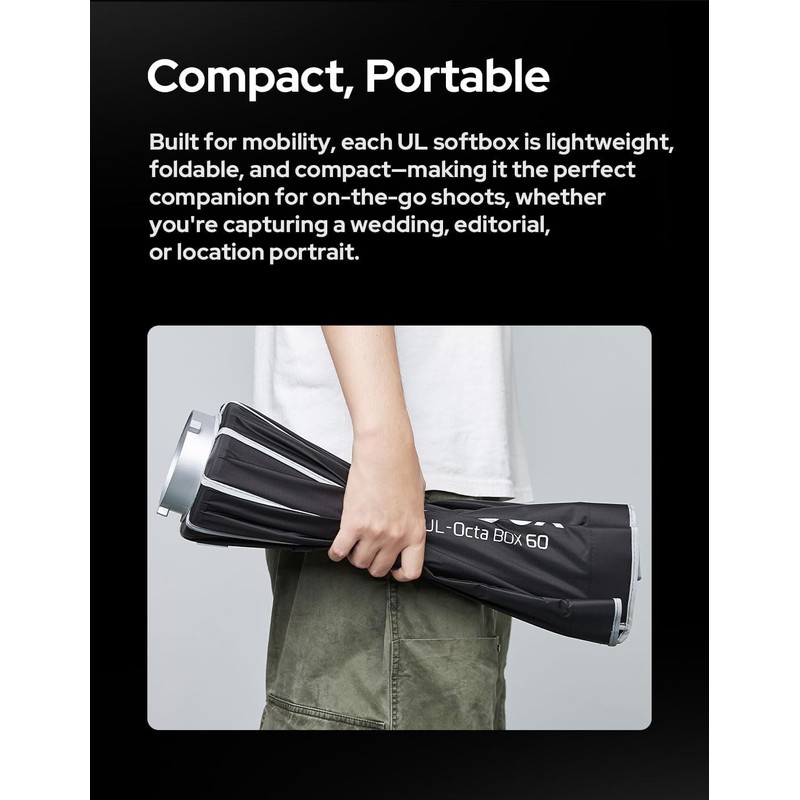 Godox Softbox UL-30x120 Strip Softbox 11.8x47.2in with Bowens Mount
