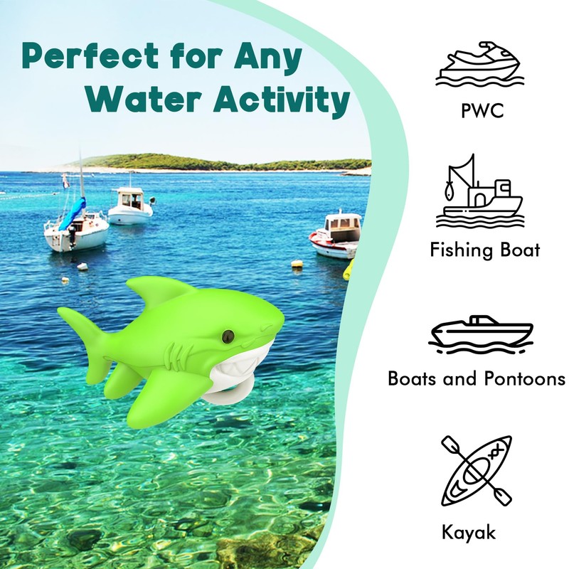 EDSRDPLT Shark-Shaped Anchor Buoy with 20L Waterproof Dry Bag Kayak