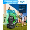 eSynic 6 Pack Walkie Talkies Kit-3 Miles Long Range Walky