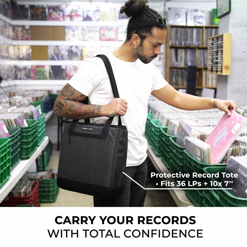 Record Roots Vinyl Record Carry Bag – Maximum Protection &