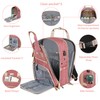 SINVICKO Crochet Bag, Knitting Bag Backpack and Totes Organizer with