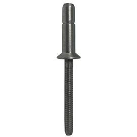 3/16 X 1/4 300 Series Stainless Steel Structural Blind Rivet, Dome Head, Plain Finish, .062-.250 Grip Range (Pack of 50)