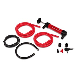 Streetwize SWSP Multipurpose Syphon Pump - 16? Air Pressure Hose & 2? x 51? Fluid Transfer Hose - Liquid, Air Pump for Cars, Household, Automotive Use