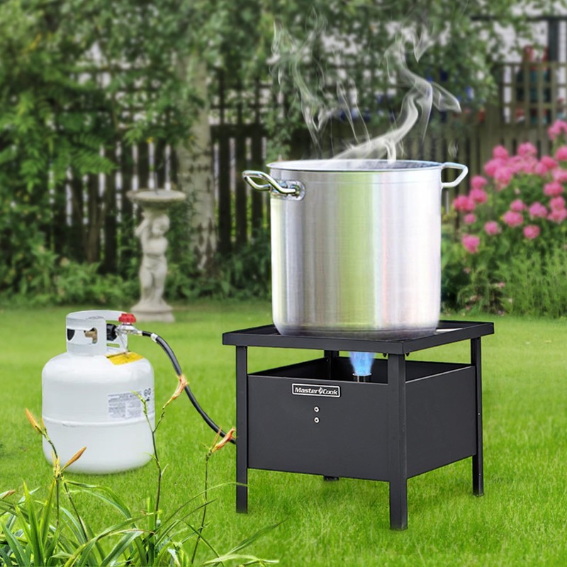 MASTER COOK 70000 BTU Propane Burner, Outdoor Camp Stove Adjustable