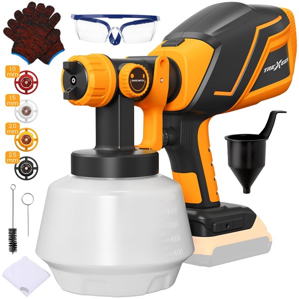 Cordless Paint Sprayer for Dw 20V MAX Battery, Electric Paint