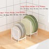 Hikinlichi Metal Drying Rack, 3 Pack Inside Cabinet Plate Holders
