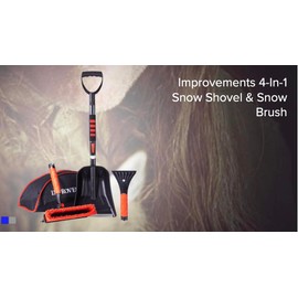 36" Heavy Duty, Sturdy, 4 in 1 Extendable Snow Brush, Broom with Squeegee for Car, Truck, SUV, Vehicle, Windsheild, Snow Shovel and Ice Scraper, Emergency Snow Removal with Handy Carrying Case