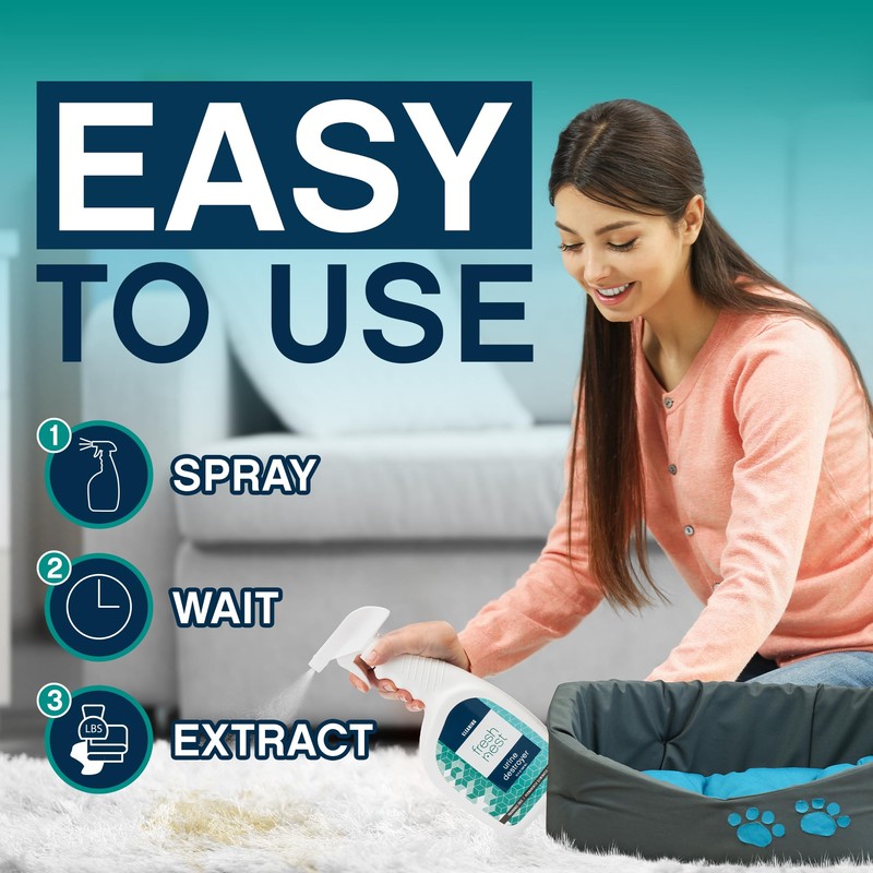 Fresh Nest Urine Destroyer - Fragrance-Free Cleaner for Stain and