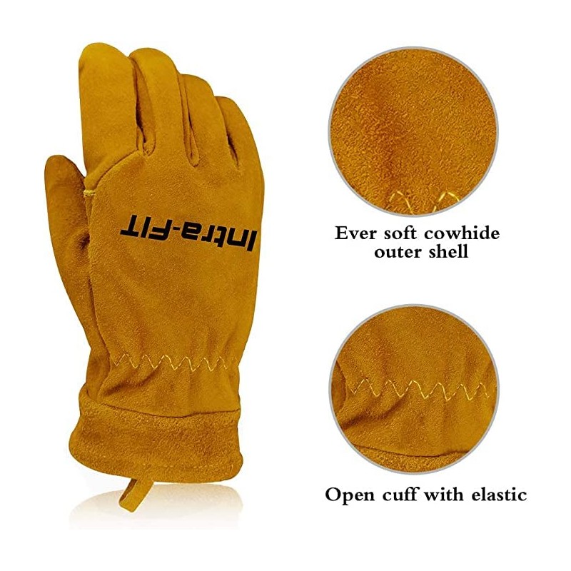Intra-FIT Wildland Firefighting Gloves, NFPA Professional Firefighter Gloves, Cowhide Leather,