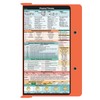 Whitecoat Clipboard® - Physical Therapy Edition (Orange, Bifold)
