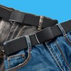 Bluecton Men's Belt Plus Size 120-180 cm Fabric Belt Men's
