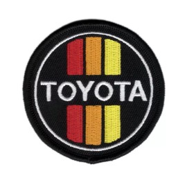 Unbranded Toyota Retro Tri Color Off Road YOTA Heritage TRD Patch Iron on