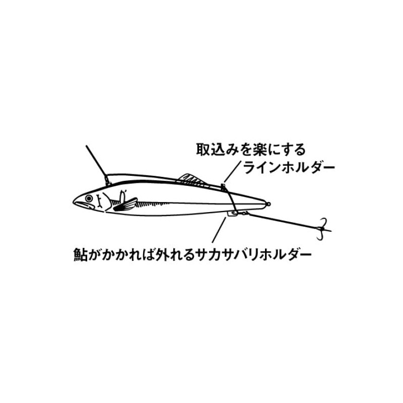 Daiwa 705608 Fast Friend Lure SP Hologram Sweetfish