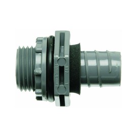 Thomas & Betts LN43DA Carlon One Piece Liquidtight Non-Metallic Fitting, 1/2", Straight, PVC