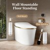 Toilet Brush and Holder Set, Toilet Bowl Brush with Long