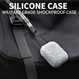 Airpods Pro 2 Case Imitation Hammered Texture Design Airpods Pro 2nd Generation Full Protective Silicone Case Military Grade Shockproof Supports Wireless Charging (Green)