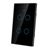 WiFi Touch Screen Switch Single Circle for 4‑Way AC