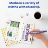 Avery 08884 Marks-A-Lot Large Chisel Tip Permanent Marker, Purple, 12