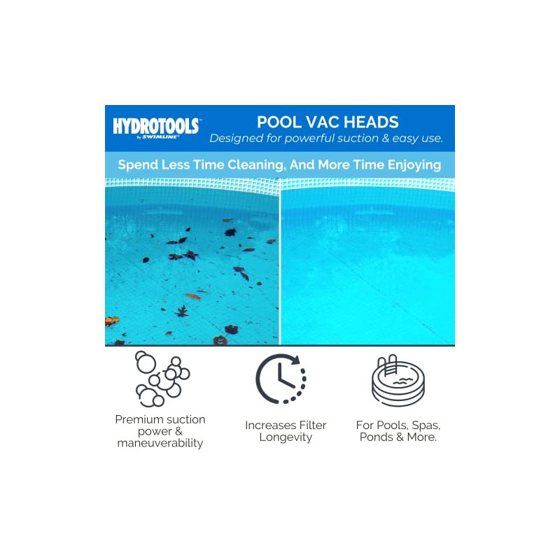 Cabezal aspirador Swimline 8150 Flex pesado, azul