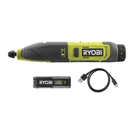 RYOBI RPC4-120G 4V Cordless Power Carver Tool (1 x 4V 2.0Ah), Hyper Green
