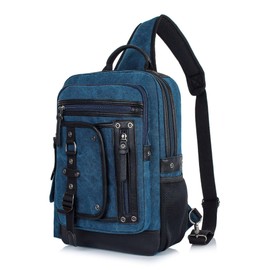 Basicpower Basic Power Body Bag One Shoulder Bag Men's Military Bag Crossbody Bag Big Canvas A4 13-Inch PC Large Capacity Shoulder Bag Body Bag Stylish Lightweight Travel Commute School Business