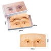 5D Eyebrow Makeup Practice Board Disassemble Replaceable Reusable Silicone Eye