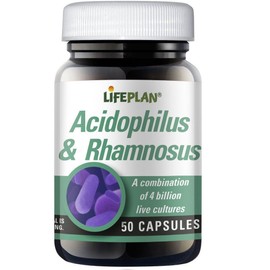Lifeplan Acidophilus and Rhamnosus Vegicap 50 Capsules